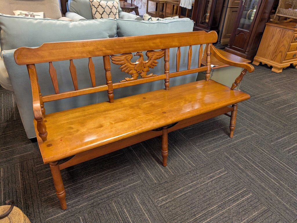 Cushman Colonial Creations Shoreham Eagle Back Bench No. 6031