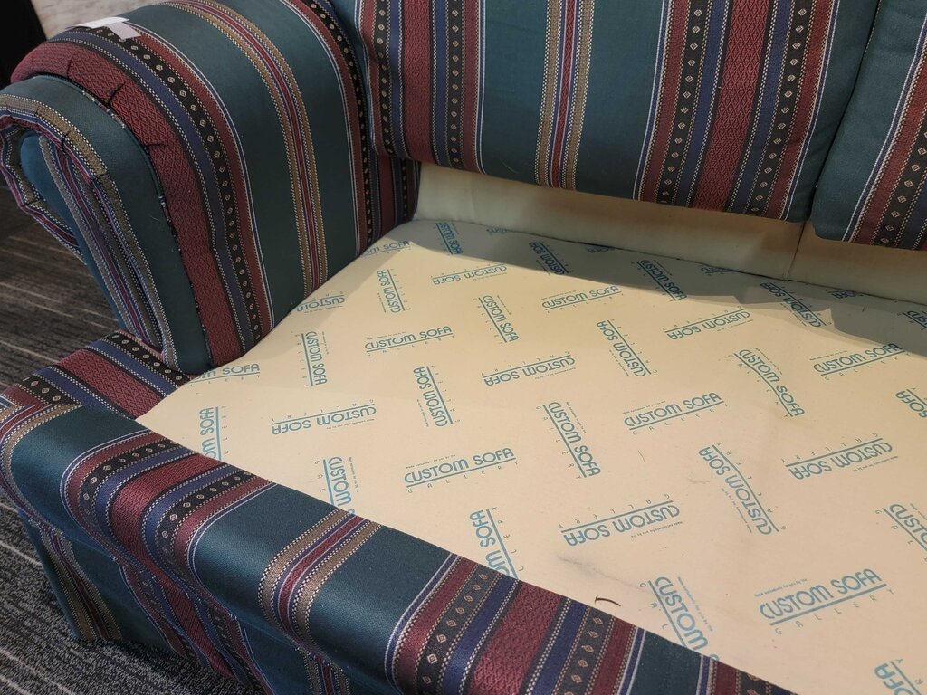 Vintage Striped Sofa