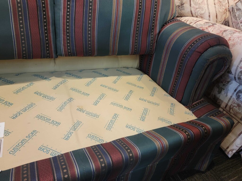 Vintage Striped Sofa