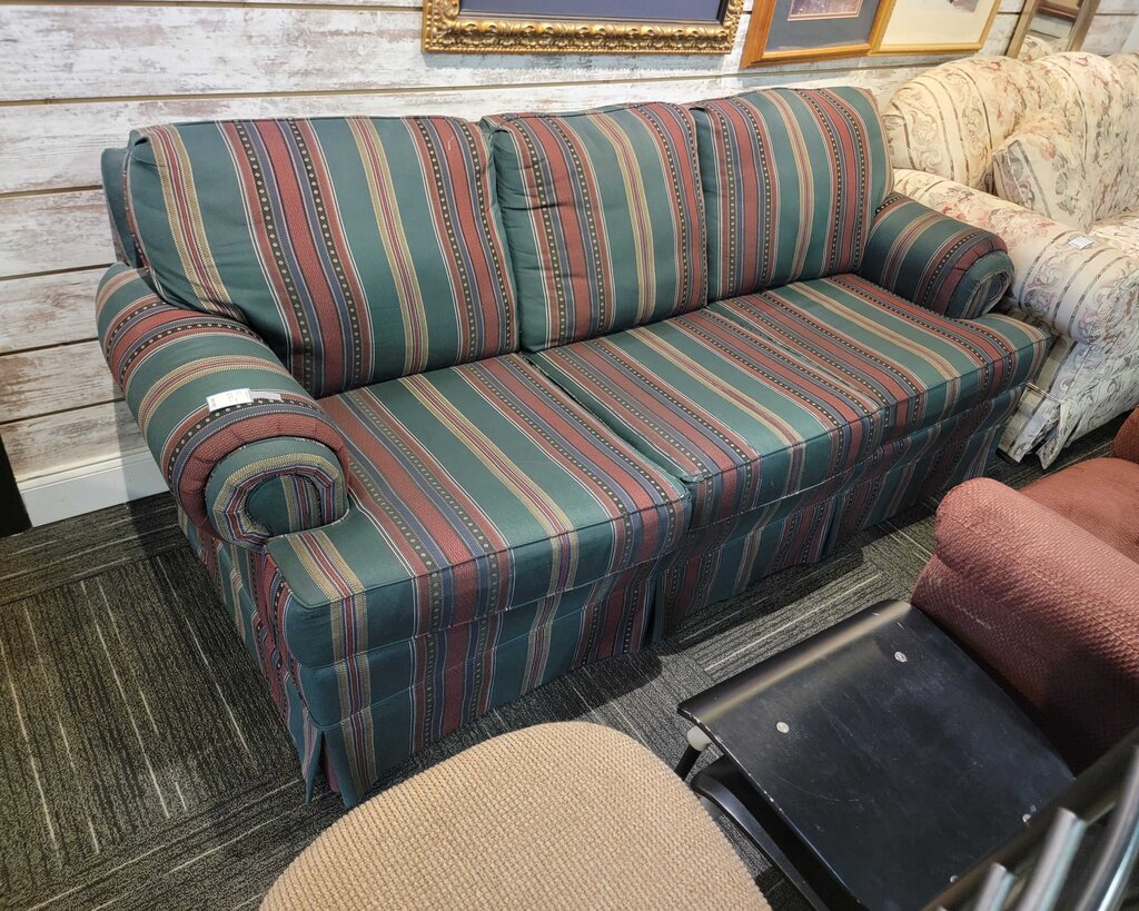 Vintage Striped Sofa