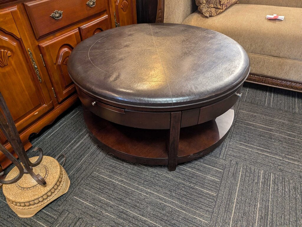 Upholstered Top Coffee Table