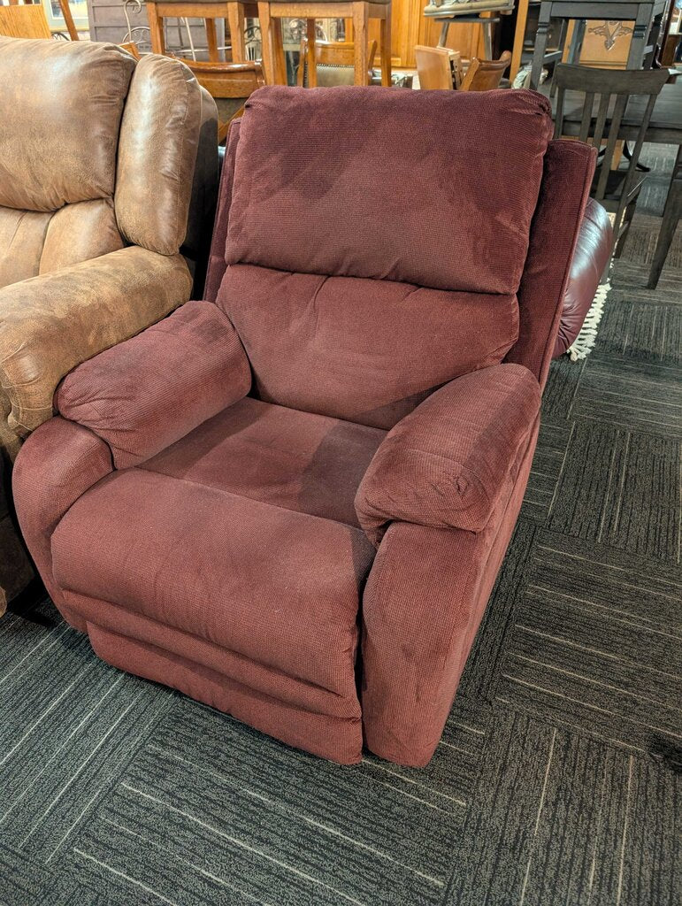 Burgundy Power Recliner