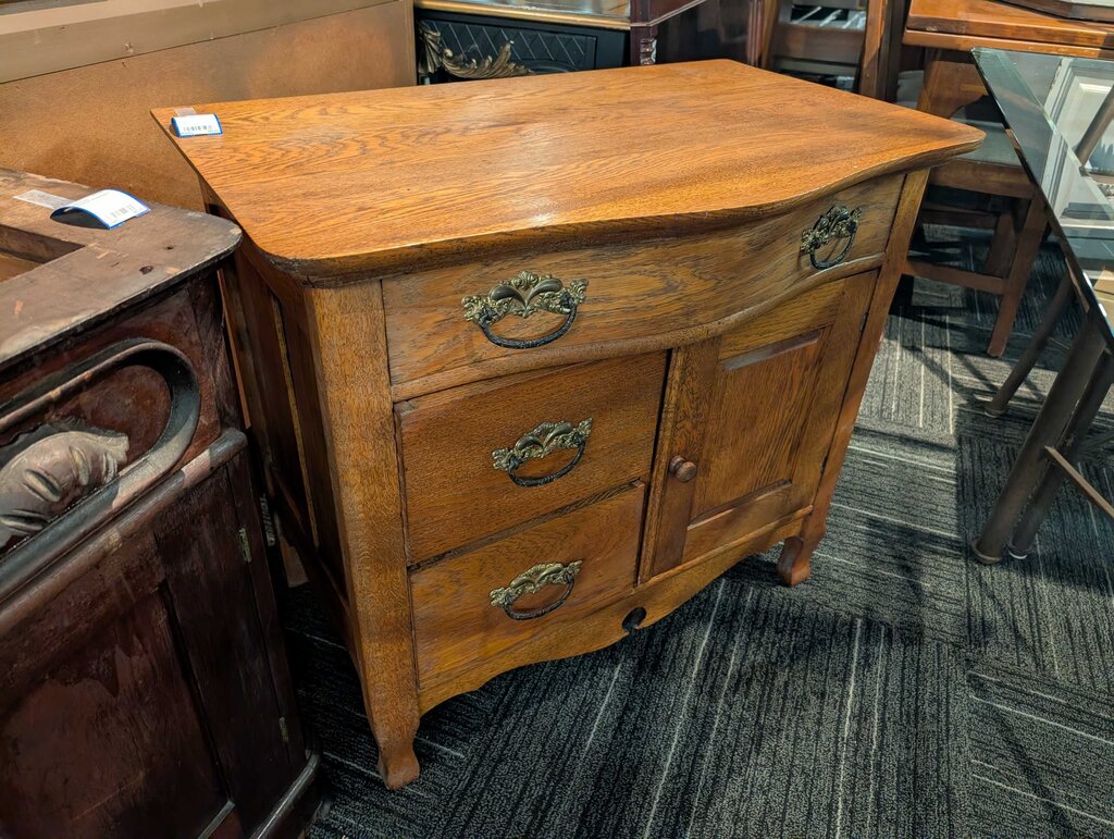 Antique Oak Washstand