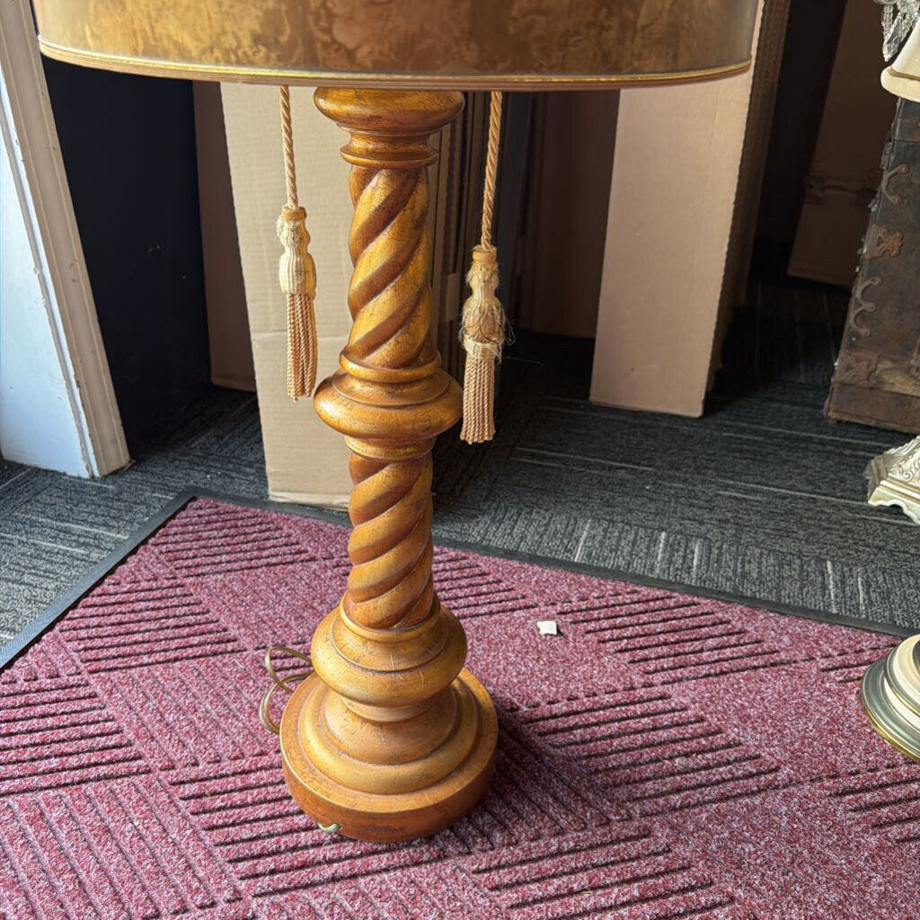 Vintage Gold Gilded Lamp