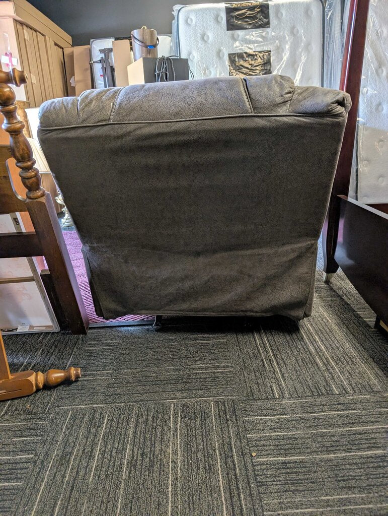 Gray Microfiber Recliner