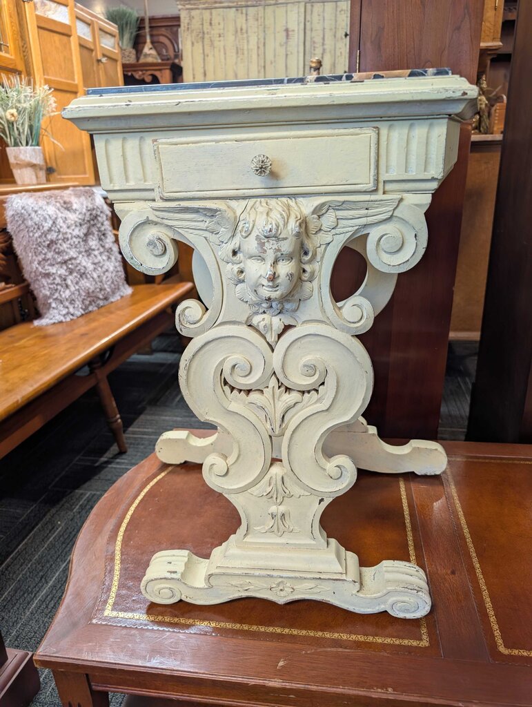 Antique Marble Top Stand