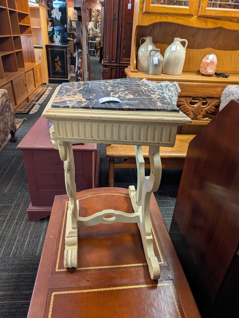 Antique Marble Top Stand