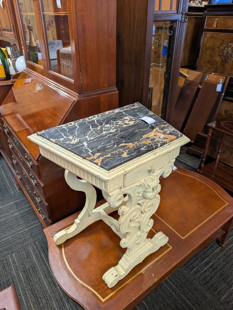 Antique Marble Top Stand