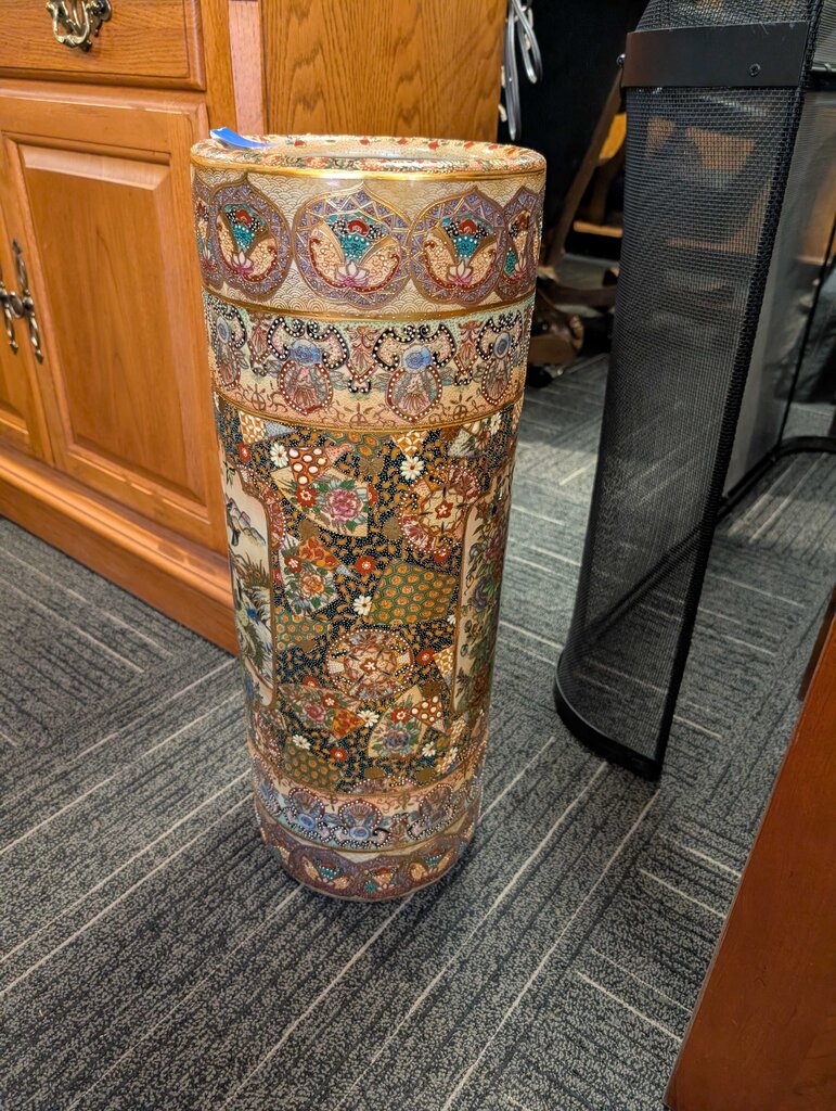 Vintage Satsuma Japanese Style Umbrella