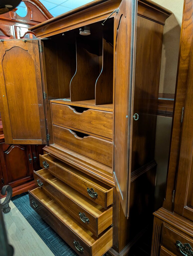 Solid Cherry Armoire by Knob Creek