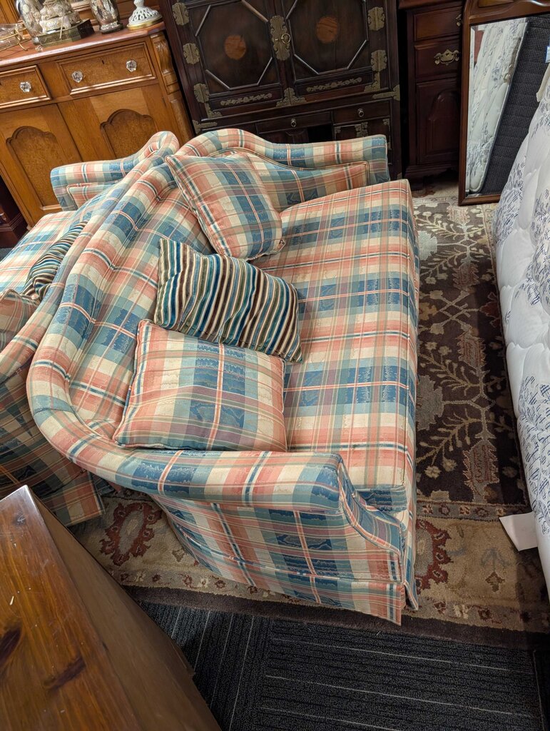 Custom Upholstered Loveseat