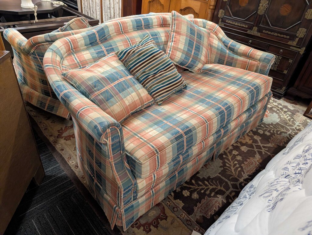 Custom Upholstered Loveseat