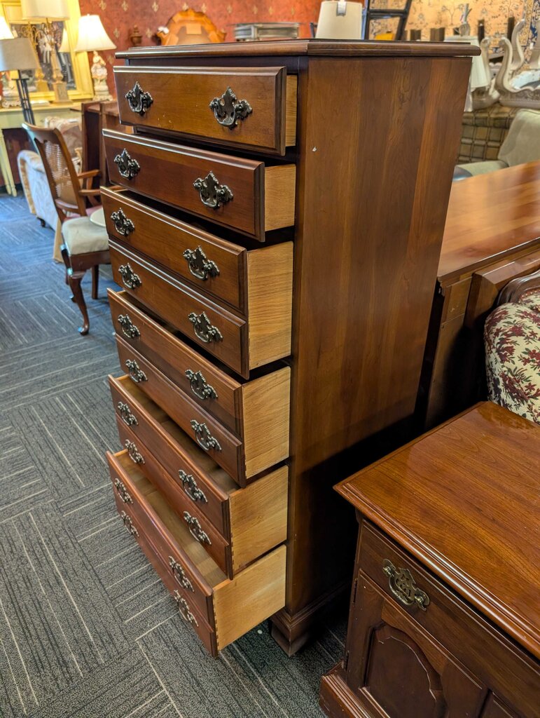 Solid Cherry Six Drawer Lingerie Chest