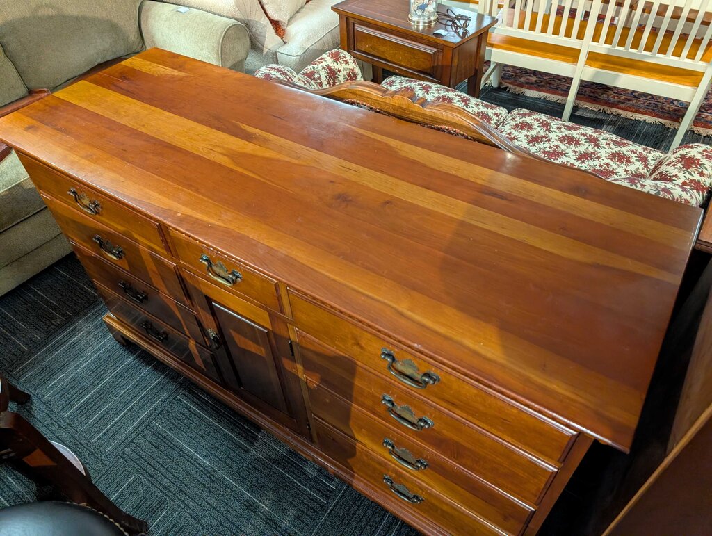 Solid Cherry Twelve Drawer Dresser by Davis Cabinet Company