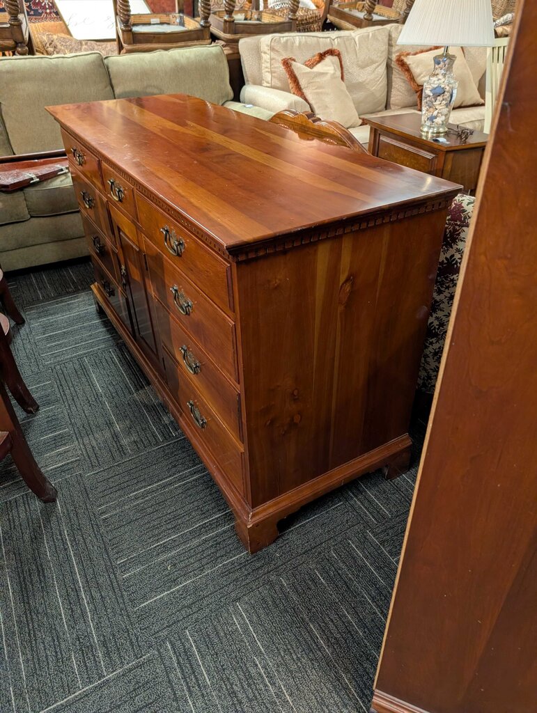 Solid Cherry Twelve Drawer Dresser by Davis Cabinet Company
