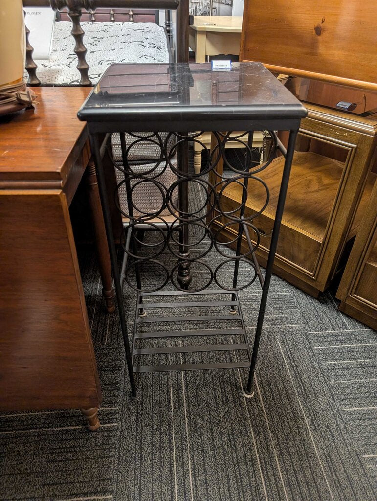 Marble Top Wine Stand