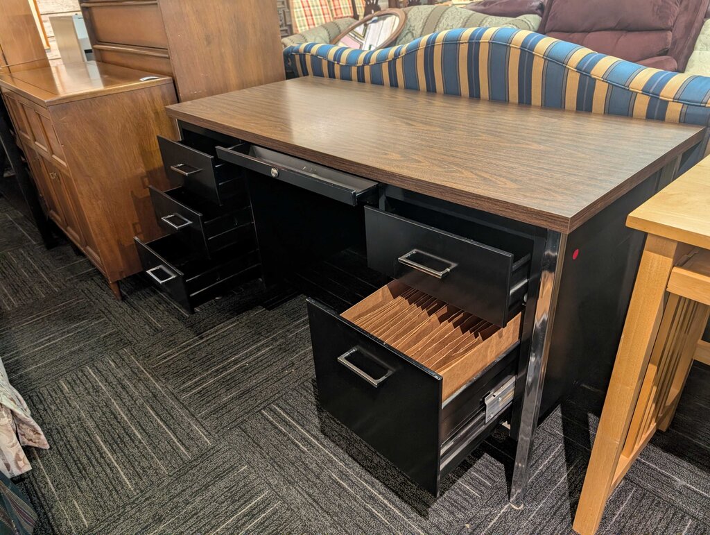 Vintage Metal Desk