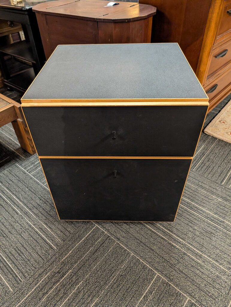 Vintage Two Drawer File Cabinet
