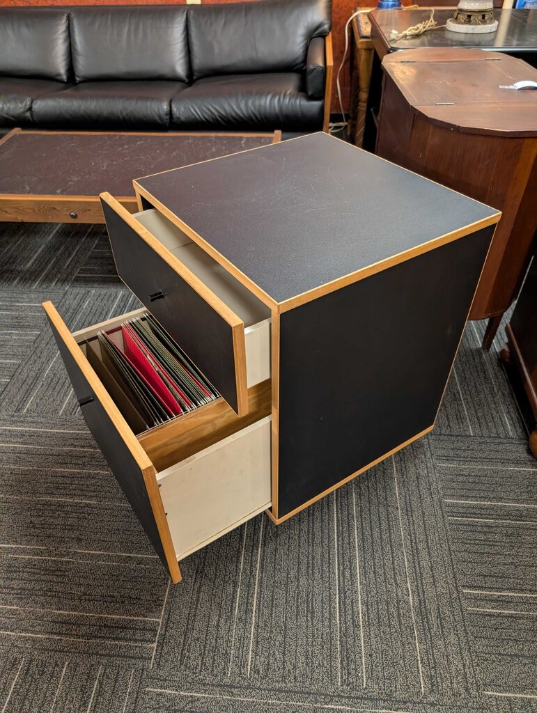 Vintage Two Drawer File Cabinet