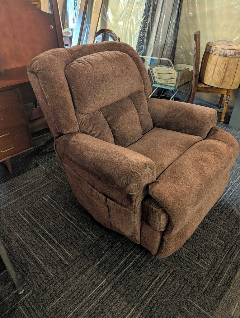 Brown Upholstered Lift Chair