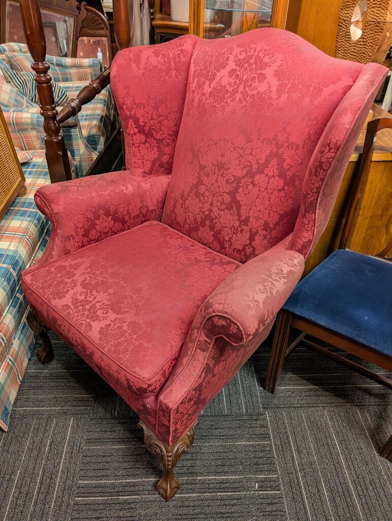 Vintage Wingback Chair By Berkeley