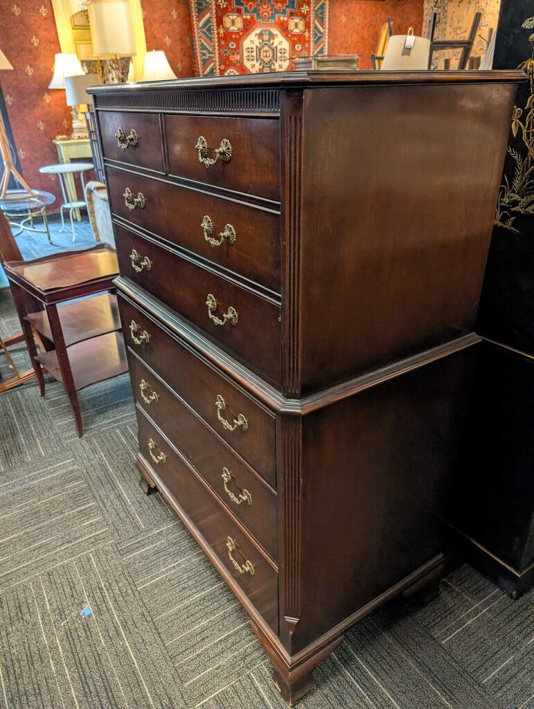 Vintage Hull Mahogany Chest Of Drawers