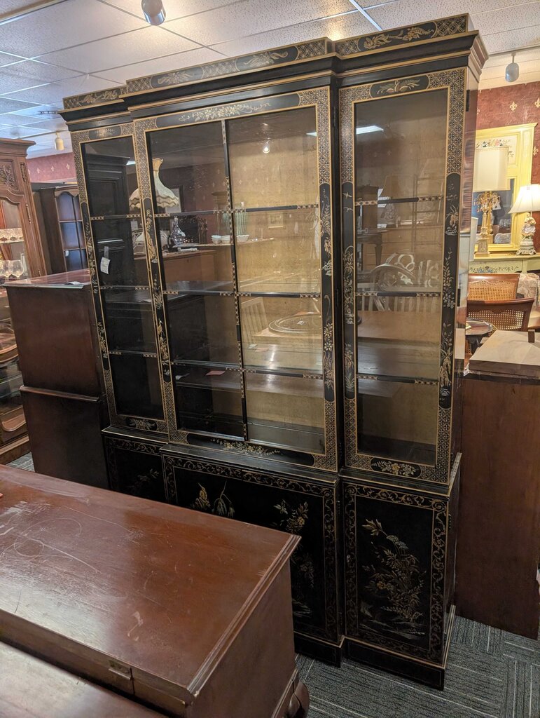 Vintage Asian Style China Cabinet