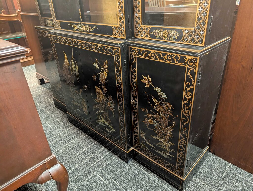Vintage Asian Style China Cabinet