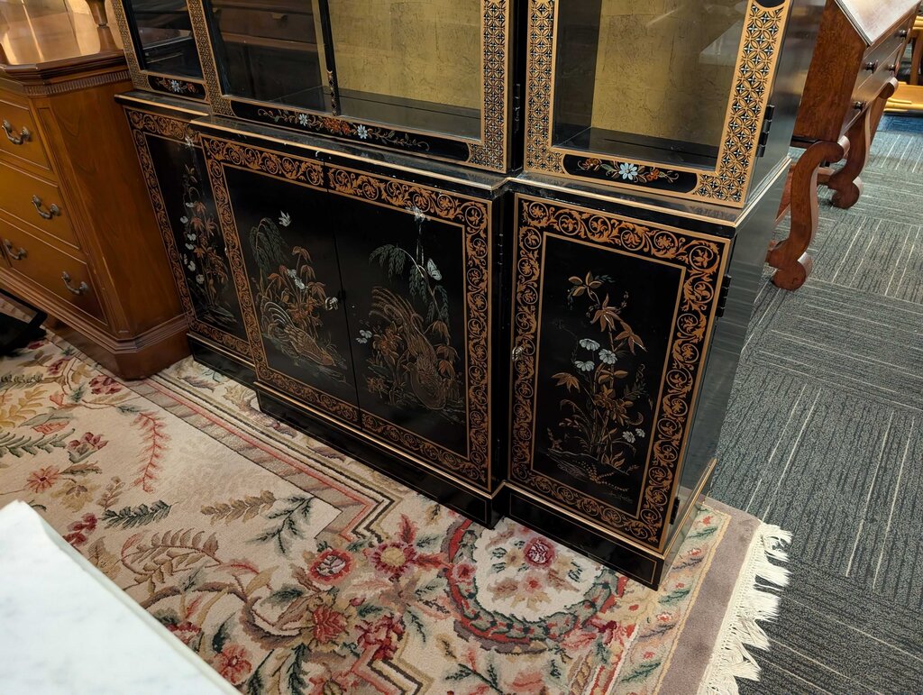 Vintage Asian Style China Cabinet