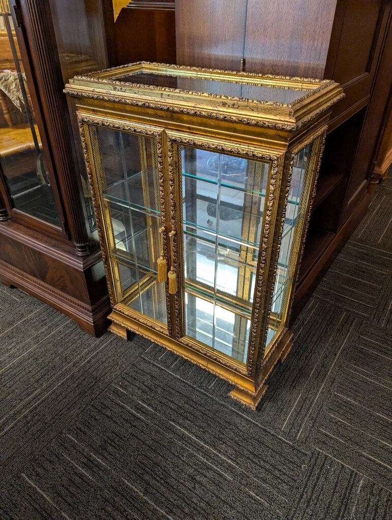 Gold Gilded Display Cabinet
