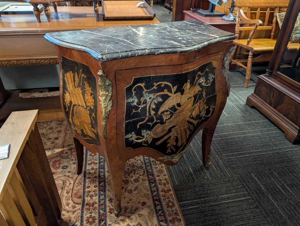 Marble Top Bombay Chest