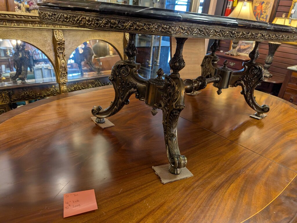 Vintage Marble Top Coffee Table