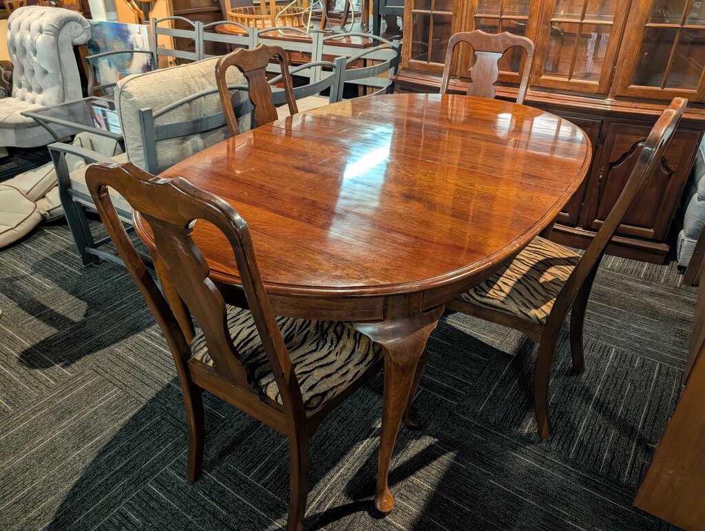 Cherry Table With Four Chairs