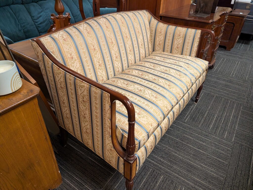 Formal Sheraton Settee By Southwood