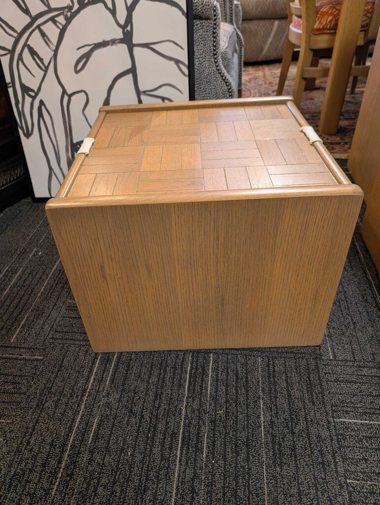 Vintage 1970s Lane Parquet Side Table
