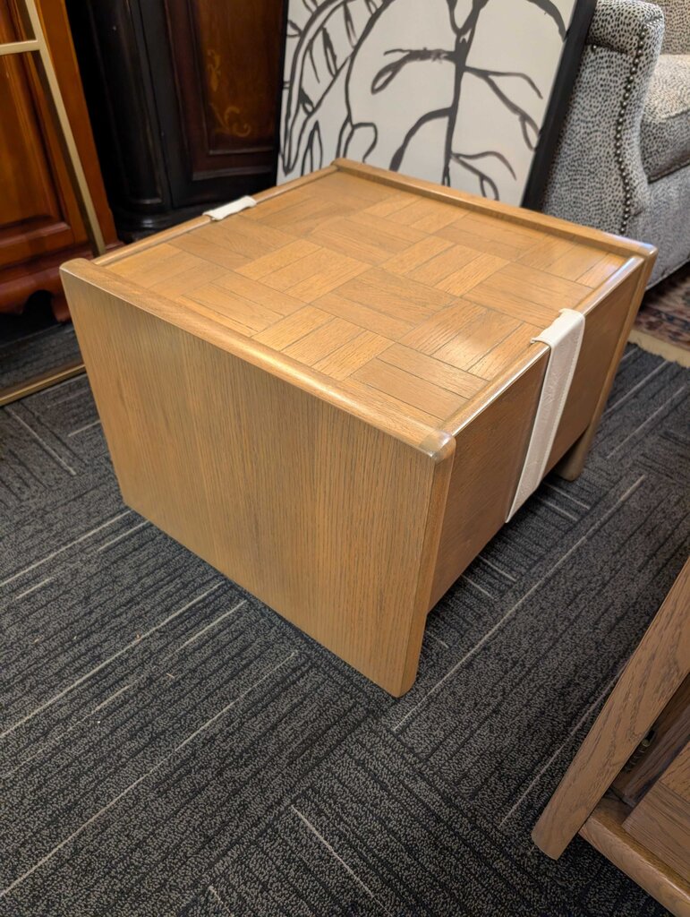 Vintage 1970s Lane Parquet Side Table