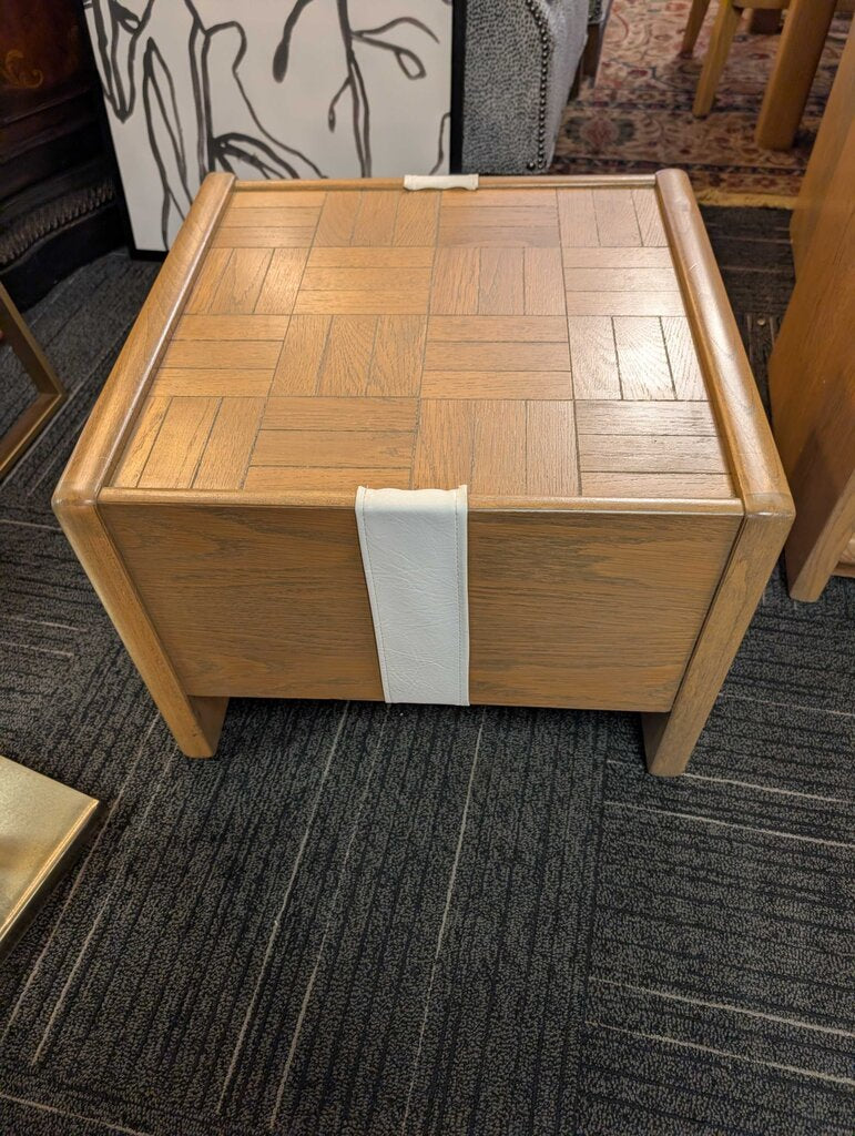 Vintage 1970s Lane Parquet Side Table