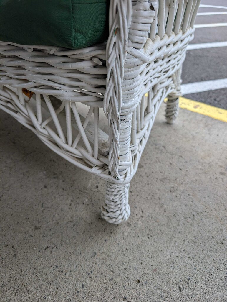 Wicker Settee