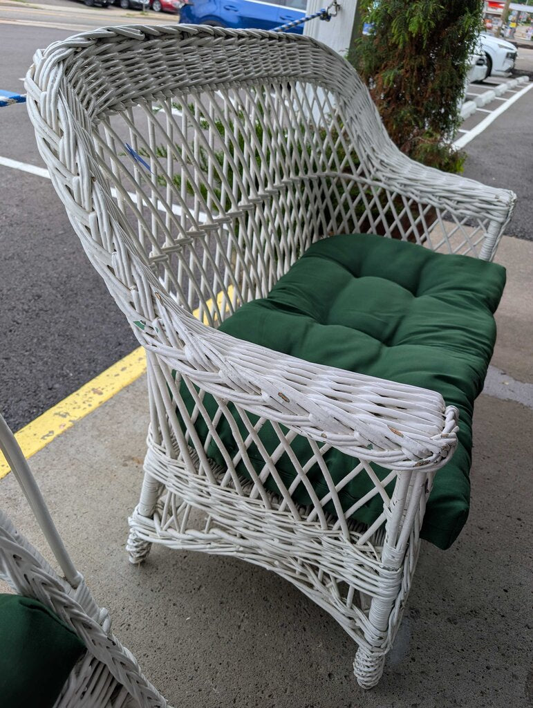 Wicker Settee