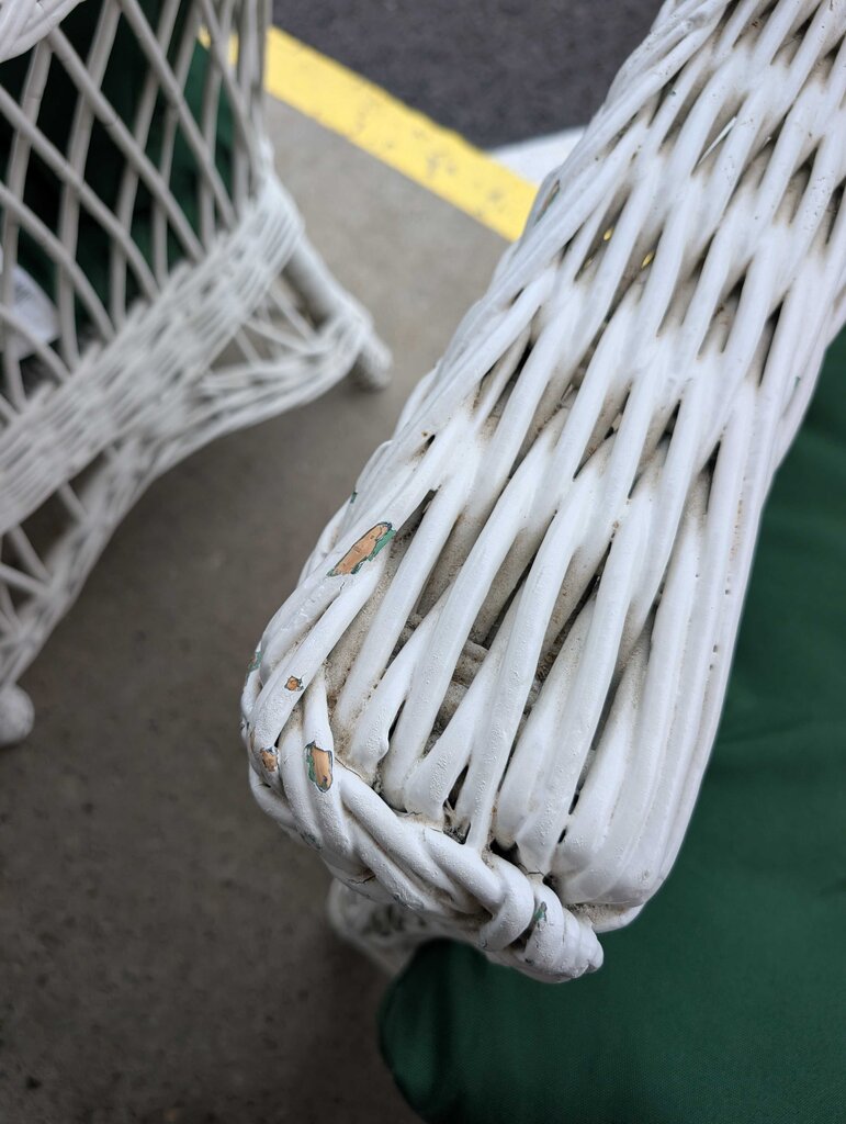 Wicker Settee