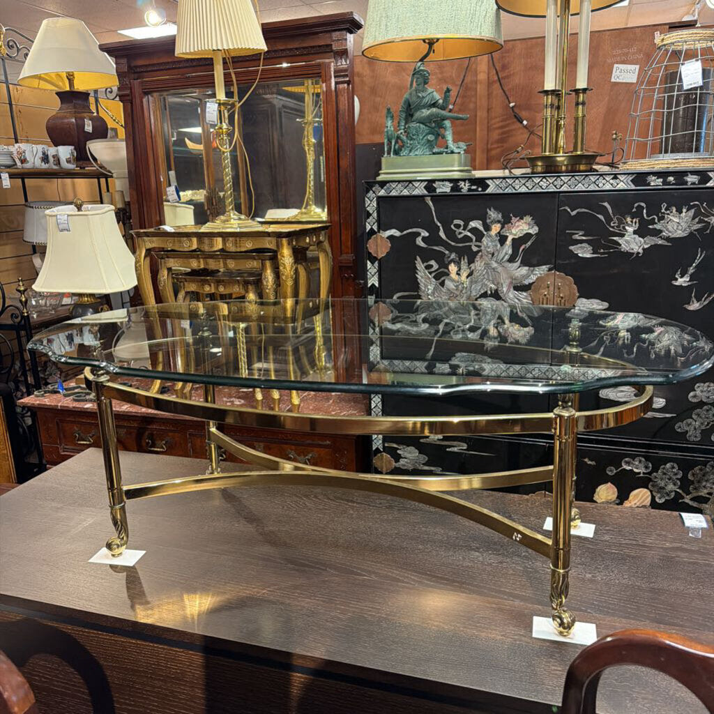 Glass Top Coffee Table