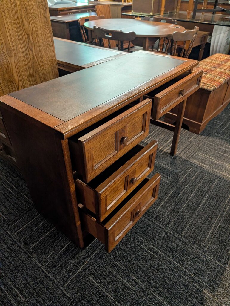 Vintage Four Drawer Desk