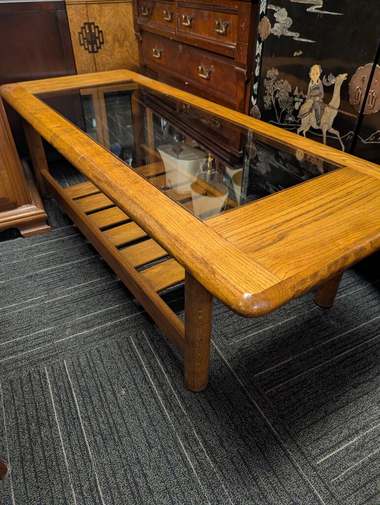 Vintage Oak Coffee Table