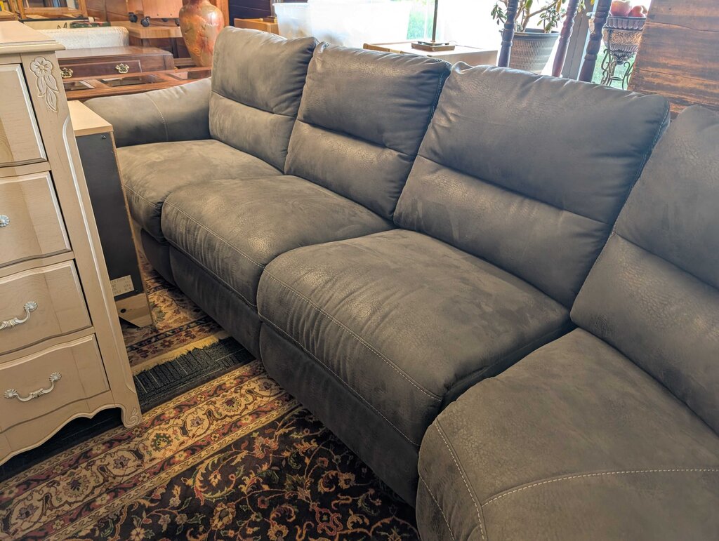 Modern Grey Reclining Sectional