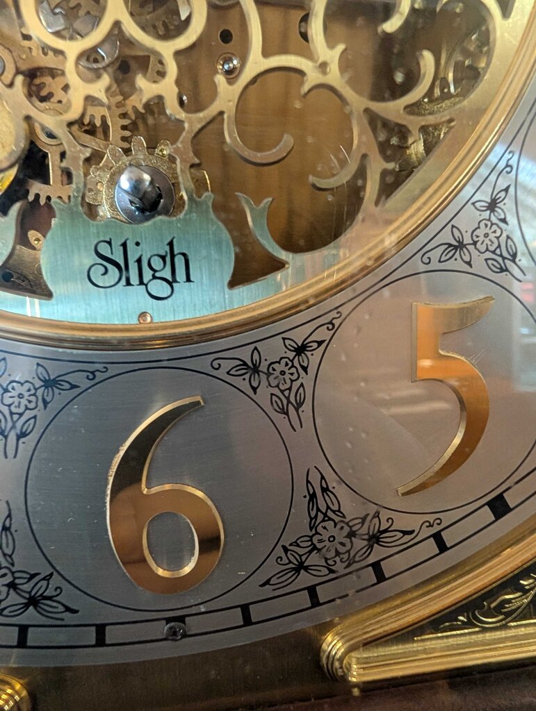 Large Grandfather Clock by Sligh (Model 0818-2-AN) w/ Ave Maira & Beethoven 9th Chimes