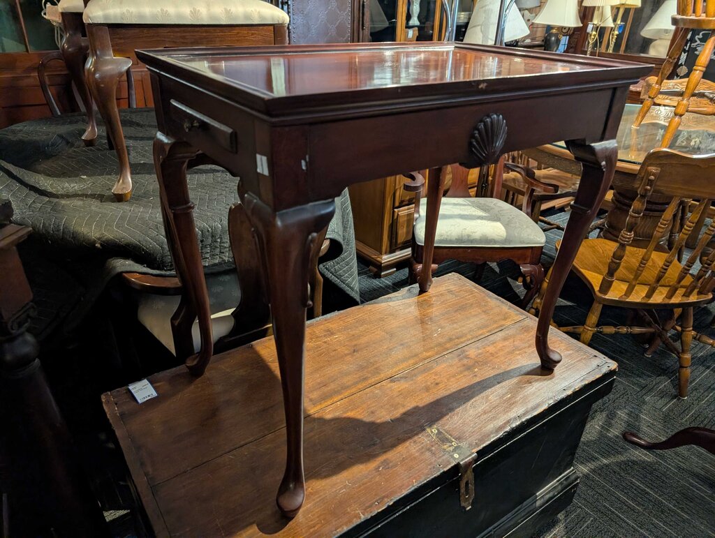 Formal Mahogany Side Table