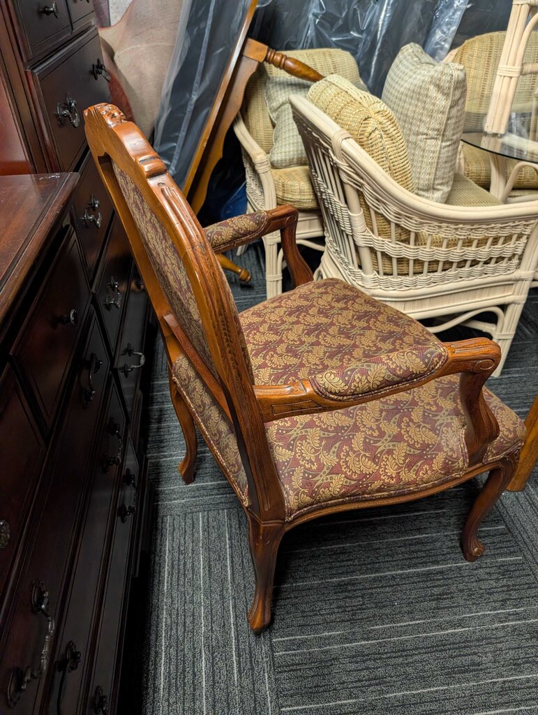 Formal French Arm Chair By Ethan Allen