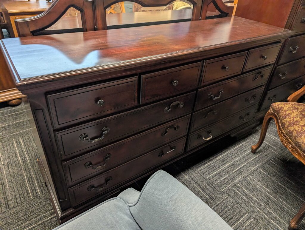 Vintage Dresser With Mirror