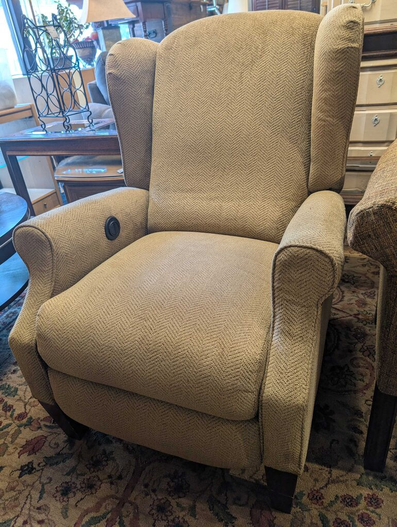 Modern Wingback Power Recliner