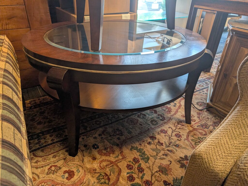 Modern Glass Top Coffee Table
